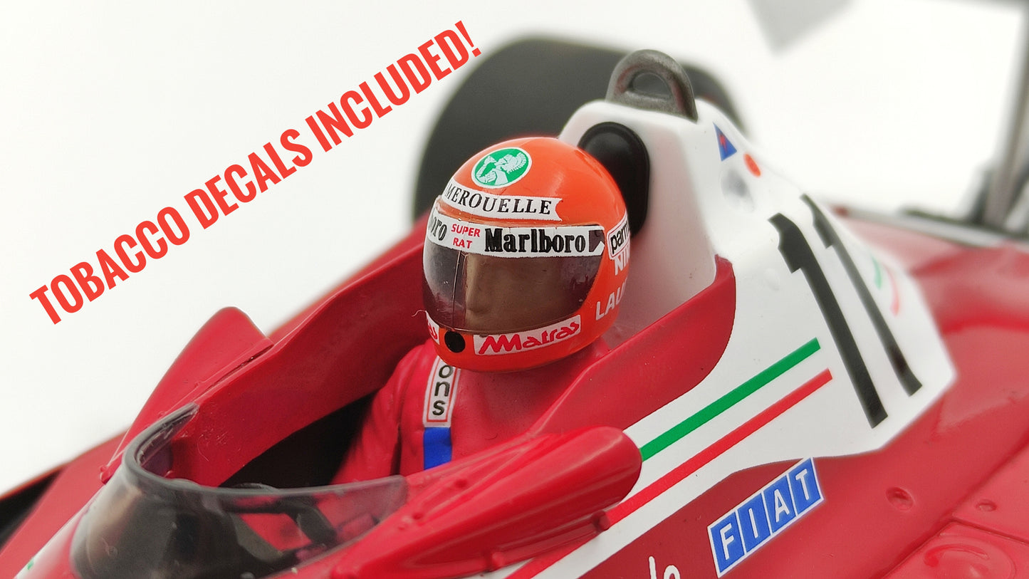 Model Car Group Ferrari 312 T2B Niki Lauda winner German GP 1977 F1 World Champion 1/18 MCG18622F