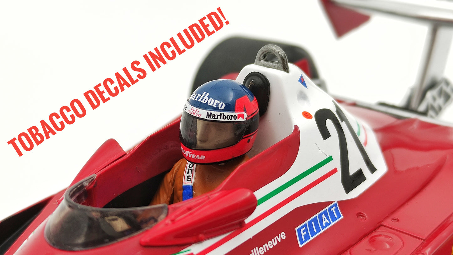 Model Car Group Ferrari 312 T3 Gilles Villeneuve Canadian GP 1977 F1 1/18 MCG18623F