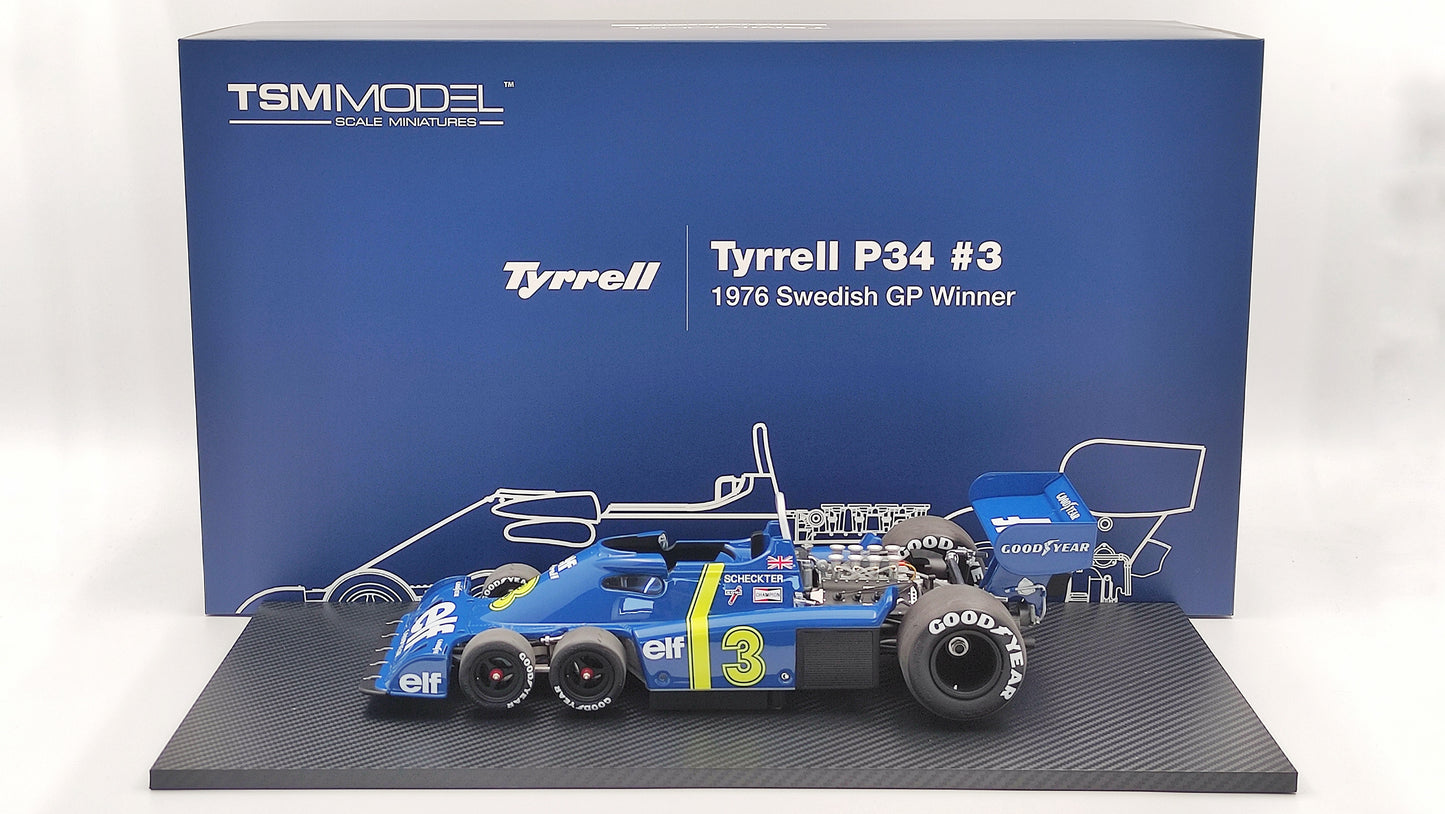 TSM Tyrrell Ford P34 Jody Scheckter Swedish GP 1976 Winner 1/12 TSM120006