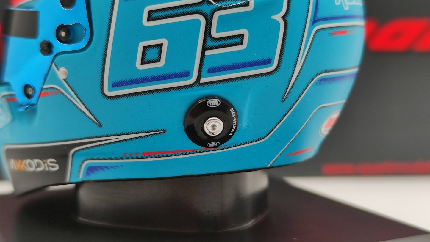 Spark Bell Helmet George Russell AMG Mercedes F1 Brazilian 2022 1/5 5HF086