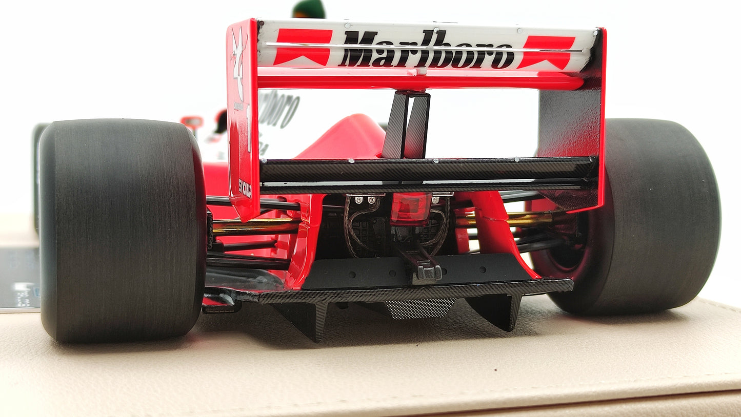 GP Replicas Mclaren Honda MP4/6 Ayrton Senna 1991 Brazilian GP winner 1/18 GPWC002 Tobacco