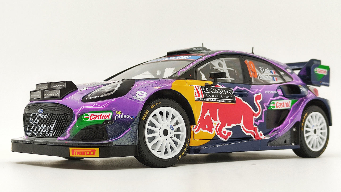 Solido Ford Puma Rally1 2022 Rallye Monte Carlo Winner S.Loeb/I.Galmiche 1/18 1809502