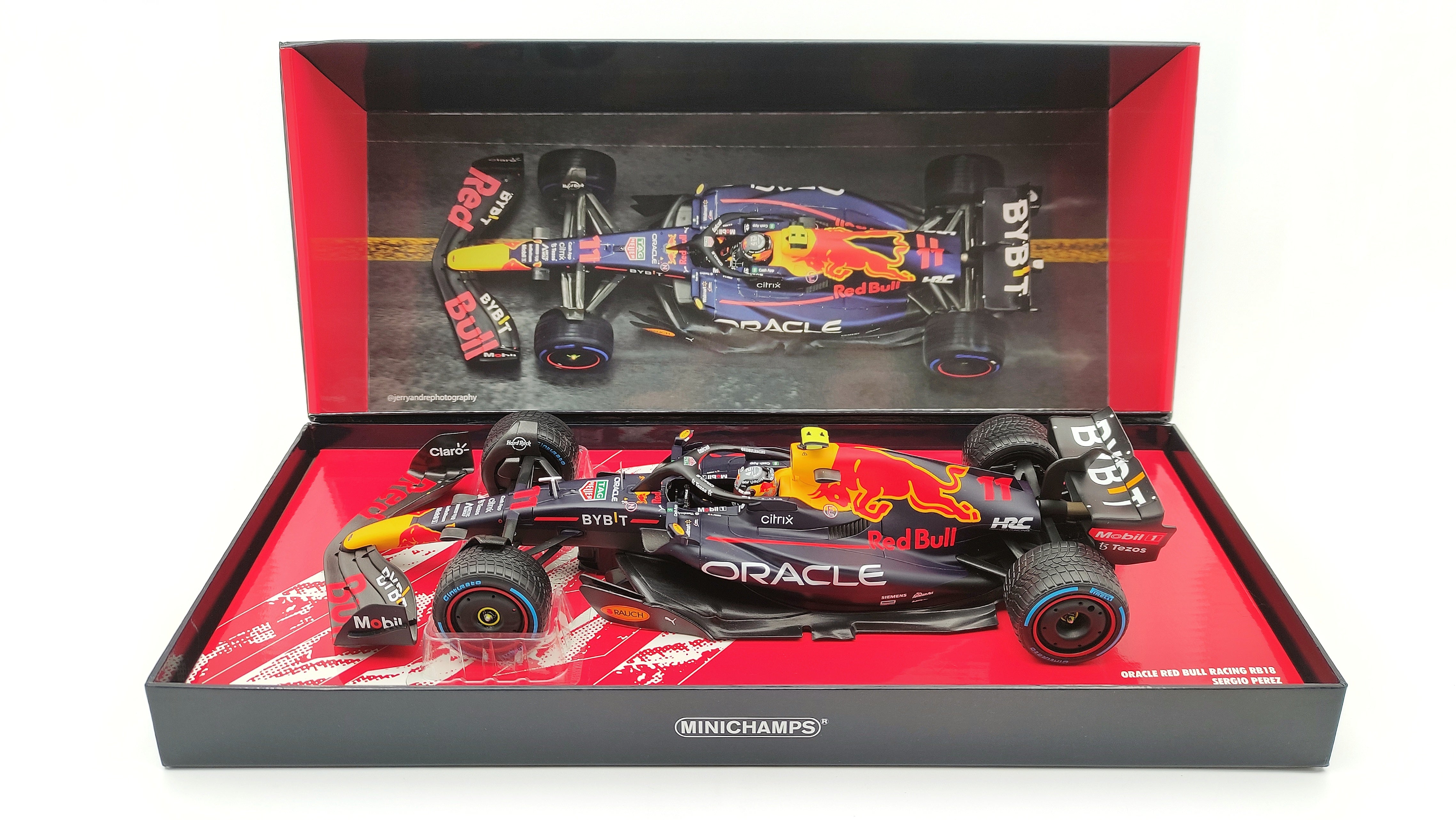 ミニチャンプス 1/18 レッドブル RB18 モナコ 2022 3位 ミニチャンプス