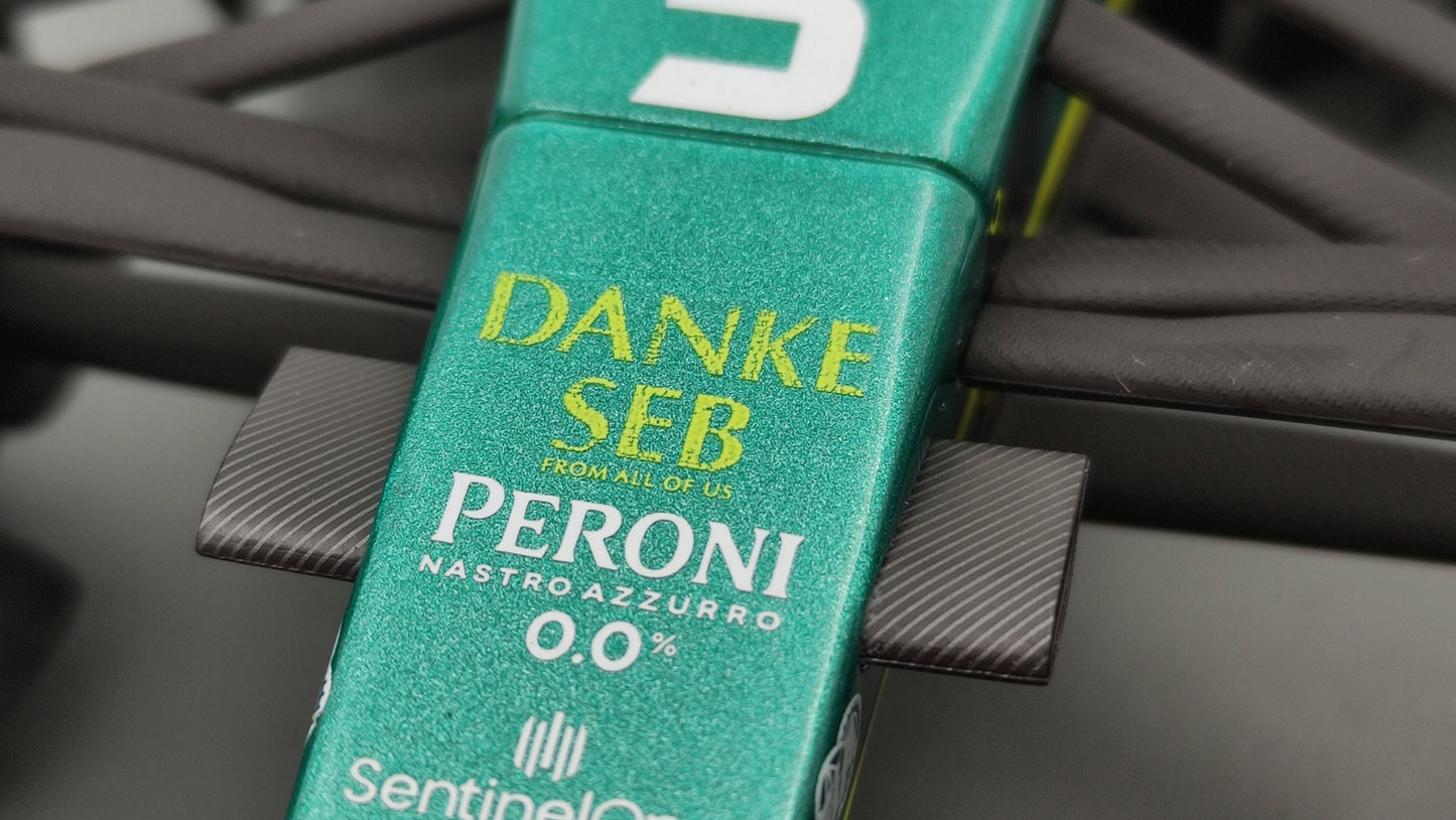 Spark Aston Martin AMR22 Sebastian Vettel Last Race Abu Dhabi GP 2022 1/18 18S775