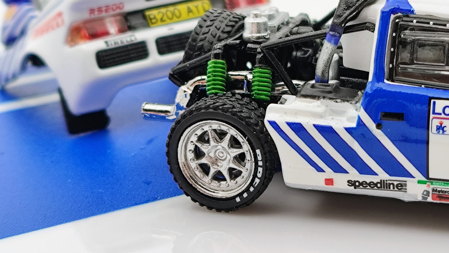 Tarmac Works Ford RS200 Blomqvist/Berglund Lombard RAC Rally Winner 1986 T64P-001-86RAC02