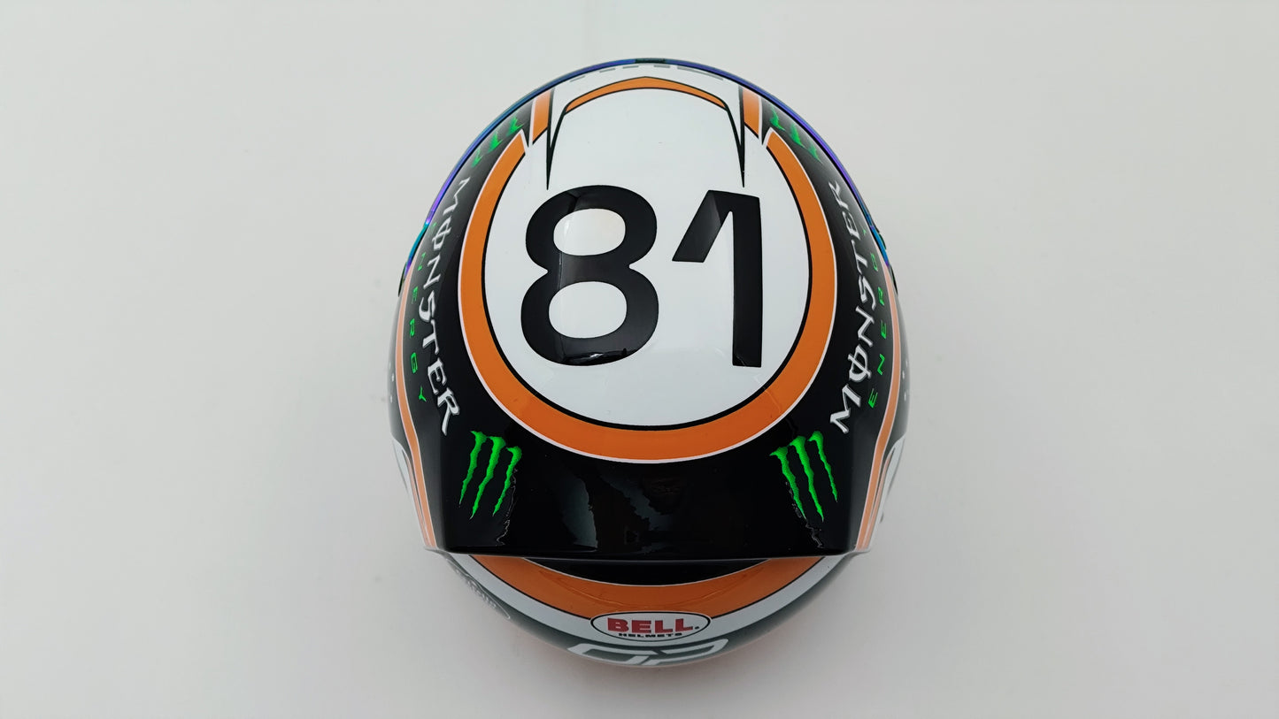Bell Mini Helmet Oscar Piastri Mclaren F1 Monaco GP 2025 1/2