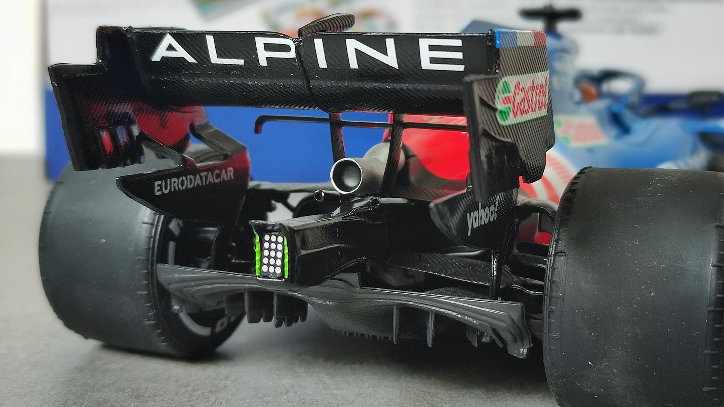 Solido Alpine F1 A521 Renault Fernando Alonso 2021 Portugese GP 1/18 S1808101