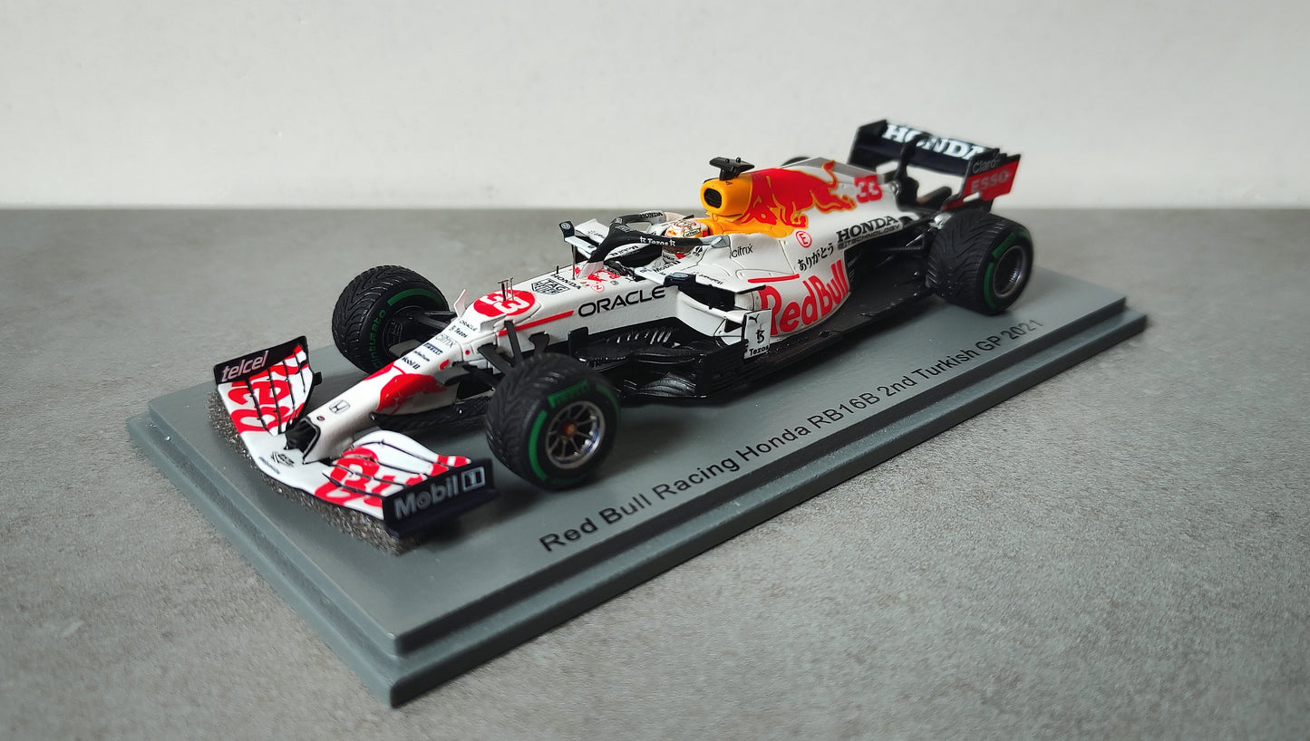 Spark Red Bull Honda RB16B Max Verstappen Turkish GP 2021 F1 Worldchampion 1/43 S7696