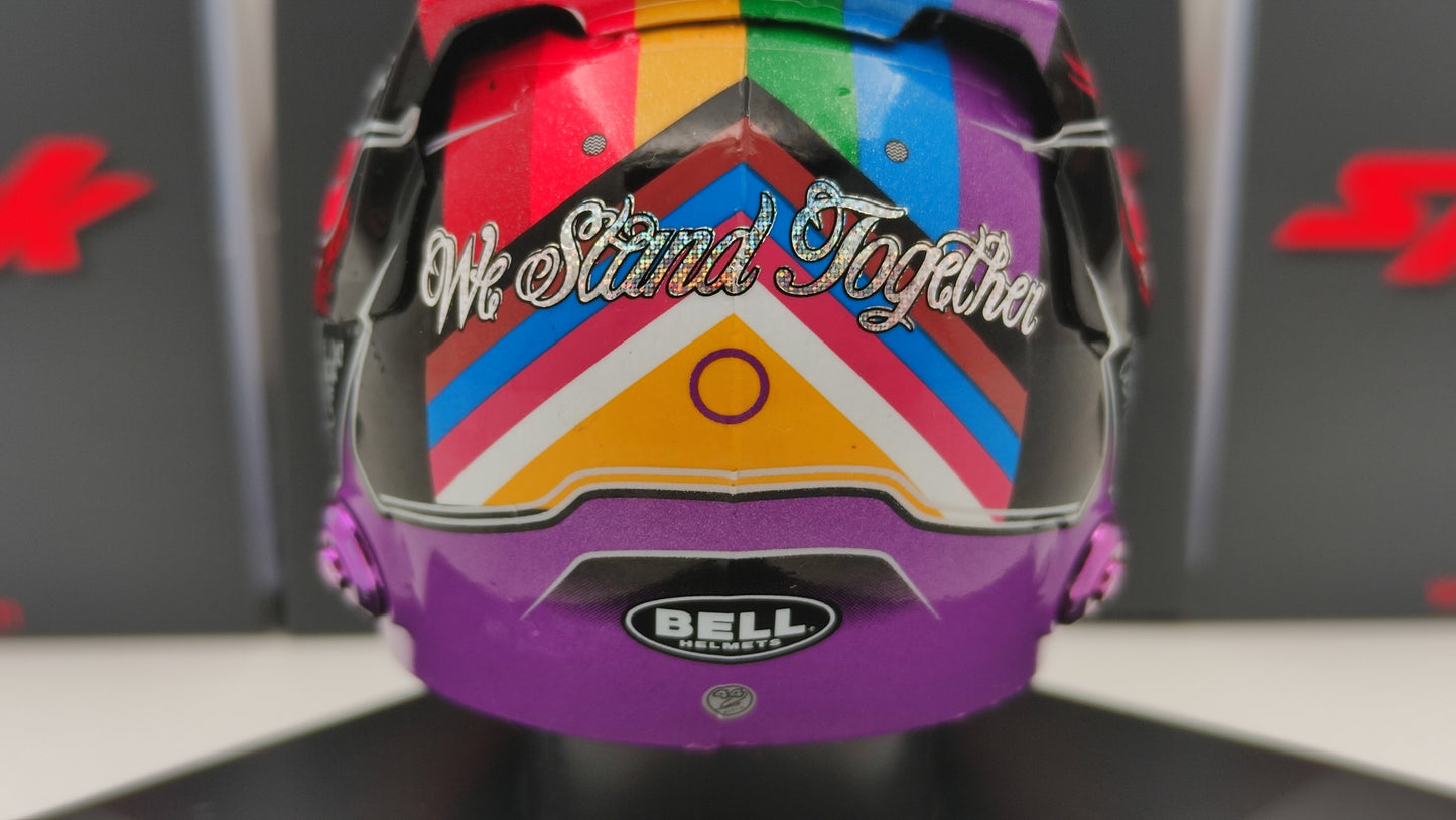 Spark Bell Helmet Lewis Hamilton Mercedes Abu Dhabi GP 2021 1/5 5HF070