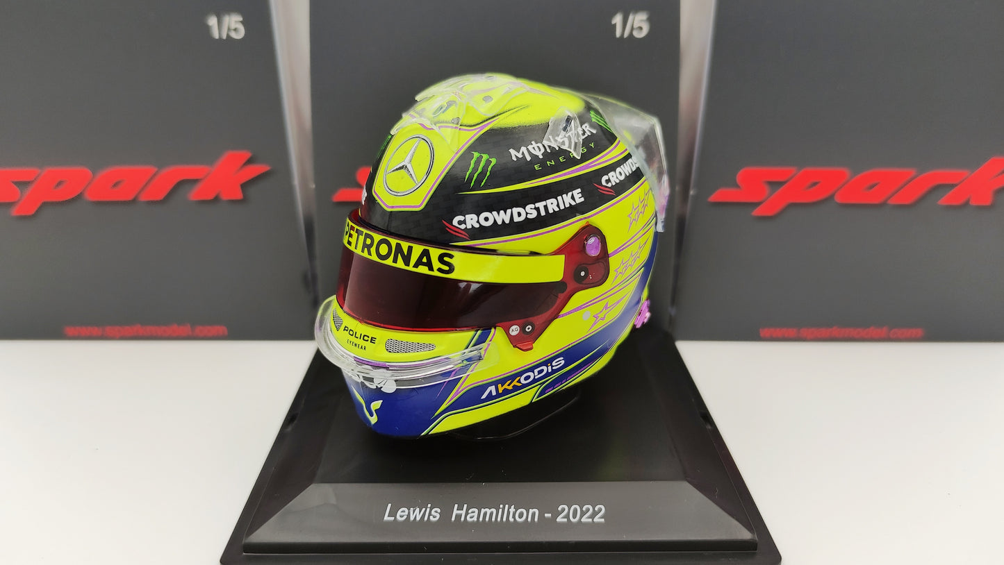 Spark Bell Helmet Lewis Hamilton AMG Mercedes F1 2022 1/5 5HF071