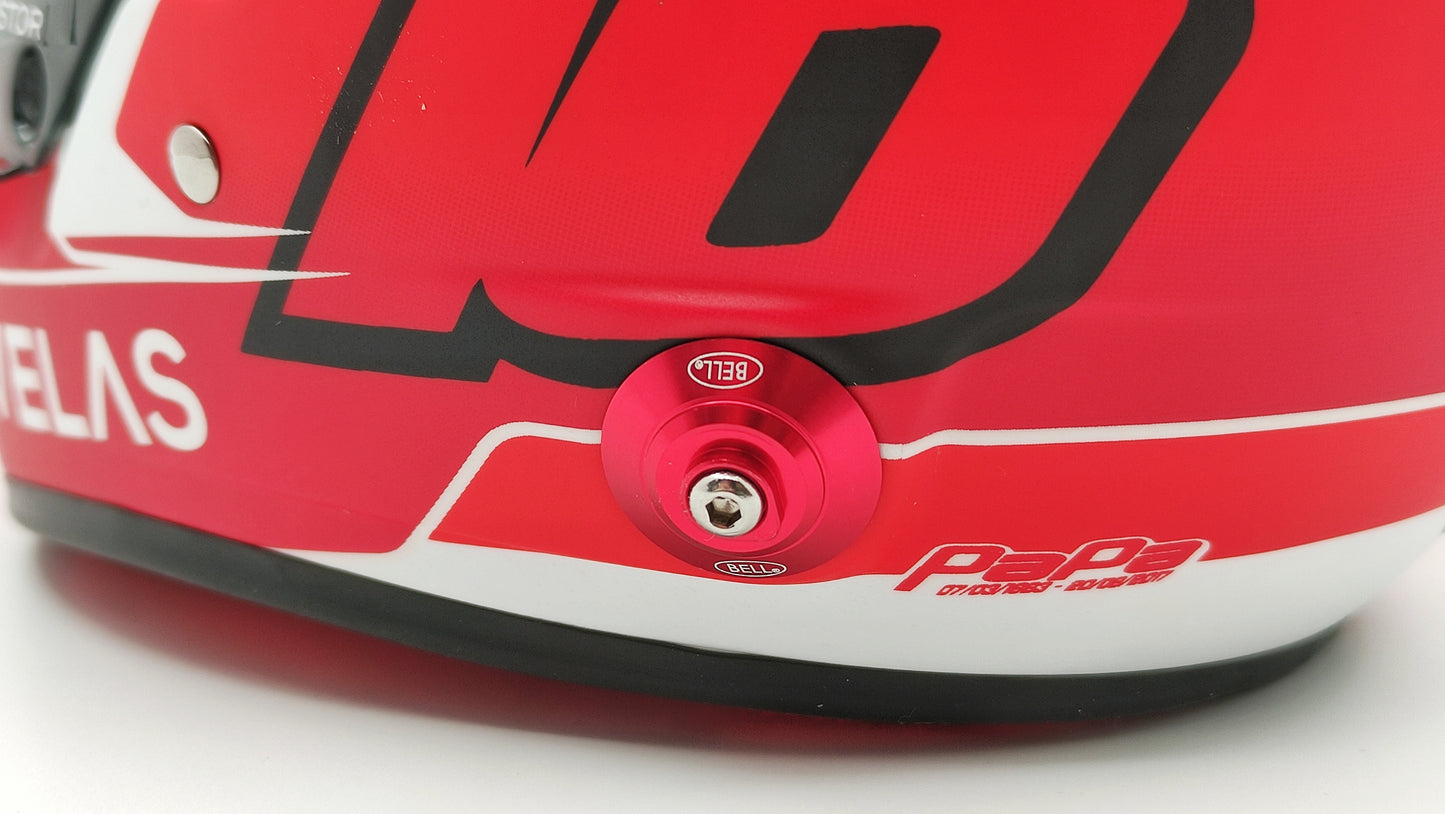 Bell Mini Helmet Charles Leclerc Scuderia Ferrari F1 1/2 2022
