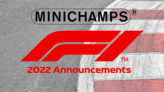 New F1 2022 announcements from Minichamps - Nieuwe F1 2022 aankondigingen Minichamps