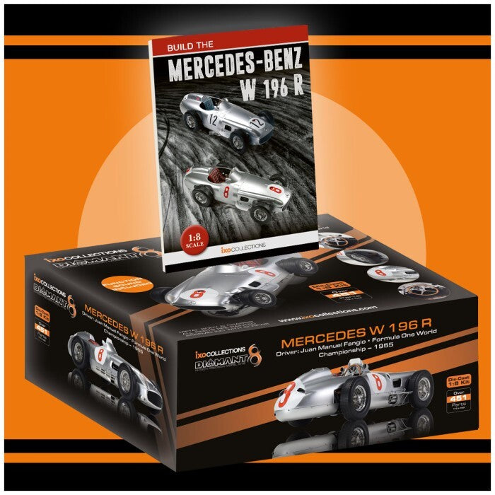 IXO Diamond 8 Mercedes W196 R n°8 Juan Manuel Fangio 1954-55 F1 World Champion 1/8 IXO-003