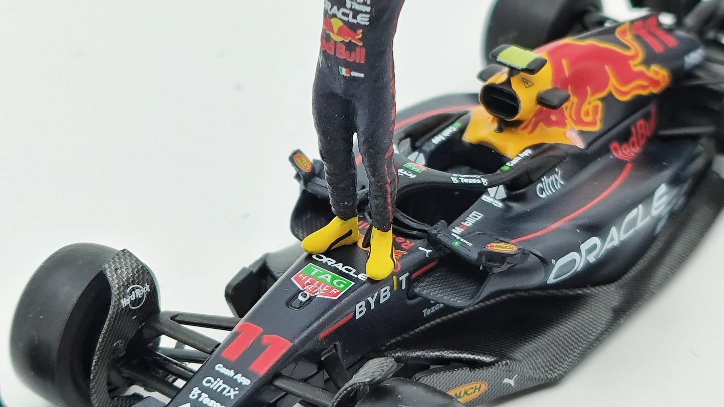 Mini GT Red Bull RB18 Sergio Perez Winner Monaco GP 2022 1/64 MGT00551lhd