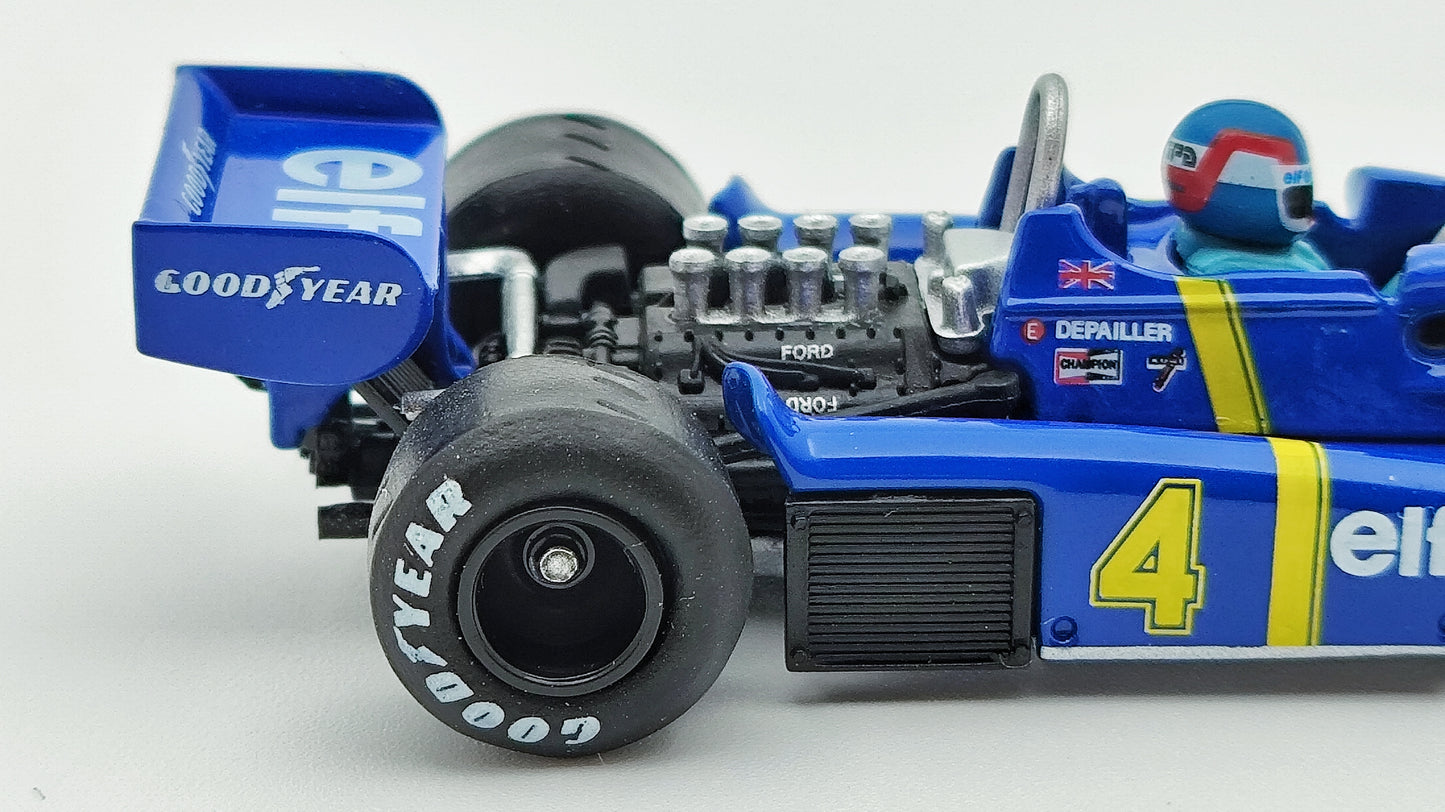 Mini GT Tyrrell Ford P34 Patrick Depailler Swedish GP 1976 1/64 MGT00584lhd