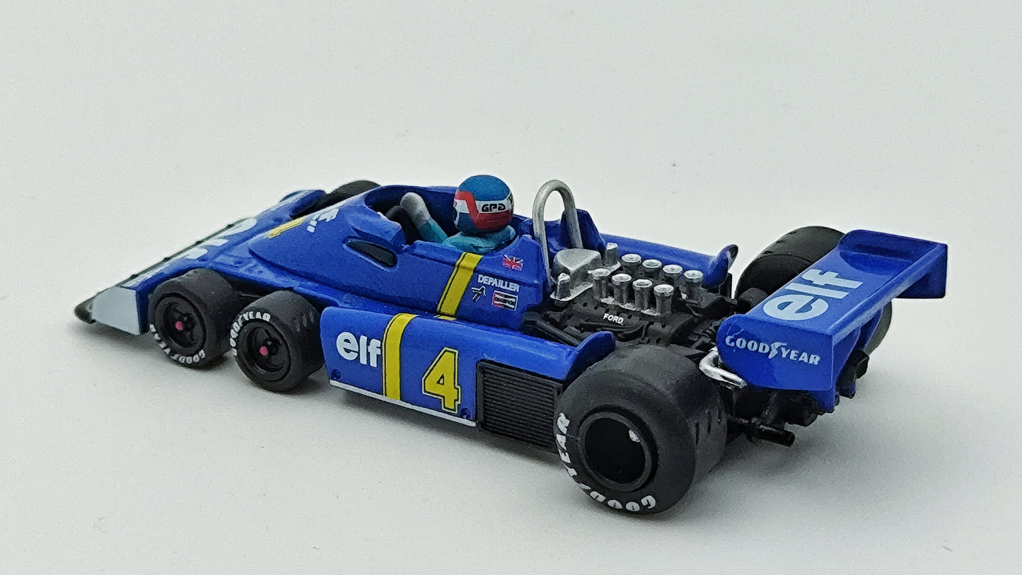 Mini GT Tyrrell Ford P34 Patrick Depailler Swedish GP 1976 1/64 MGT00584lhd