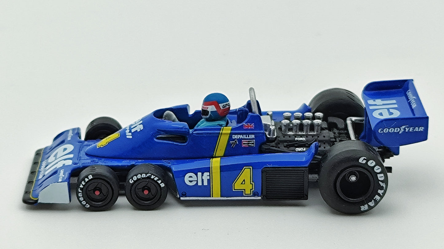 Mini GT Tyrrell Ford P34 Patrick Depailler Swedish GP 1976 1/64 MGT00584lhd