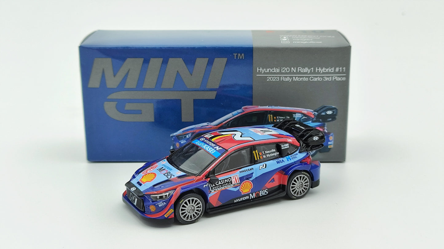 Mini GT Hyundai i20 Rally1 Neuville/Wydaeghe 1/64 MGT00710-L