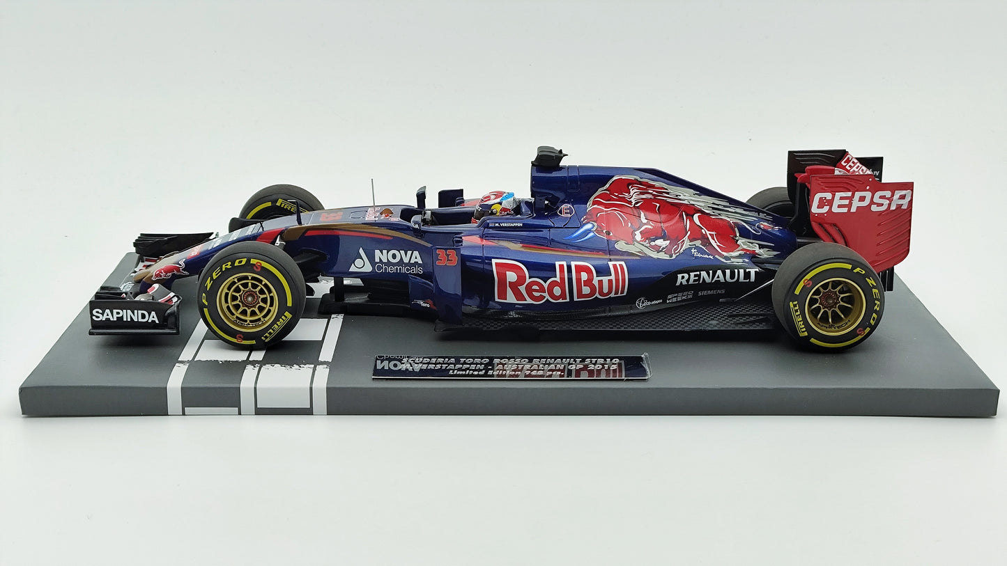 Minichamps Toro Rosso STR10 Australian GP F1 debut Max Verstappen 1/18 117150033