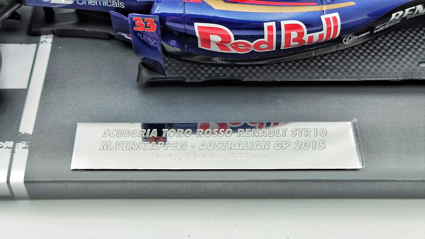 Minichamps Toro Rosso STR10 Australian GP F1 debut Max Verstappen 1/18 117150033