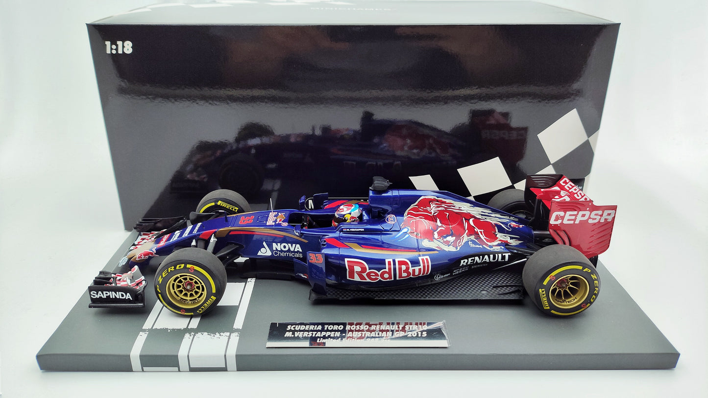 Minichamps Toro Rosso STR10 Australian GP F1 debut Max Verstappen 1/18 117150033