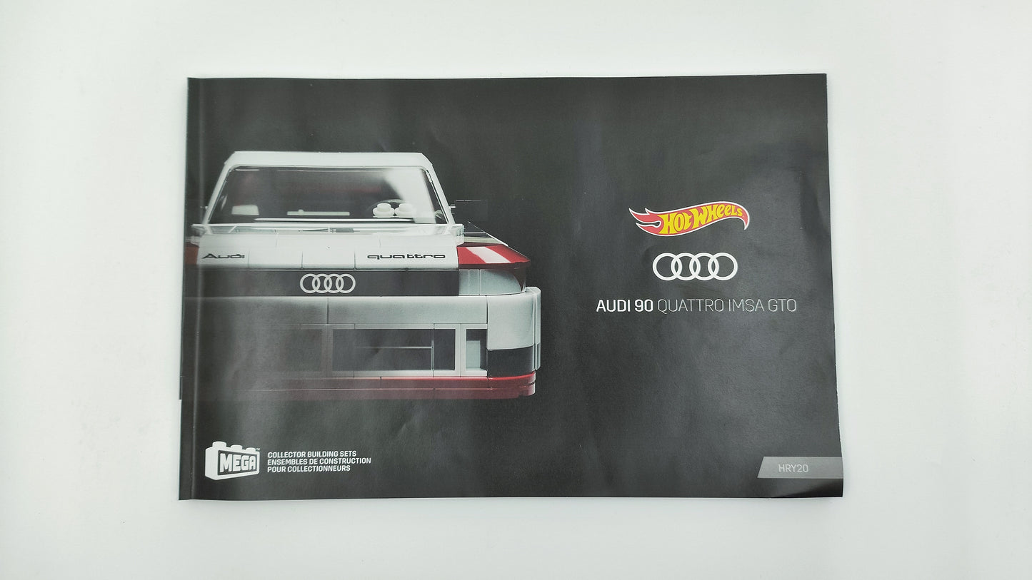 Hot Wheels MEGA Construction Audi Quattro IMSA GTO 1989 set HRY20