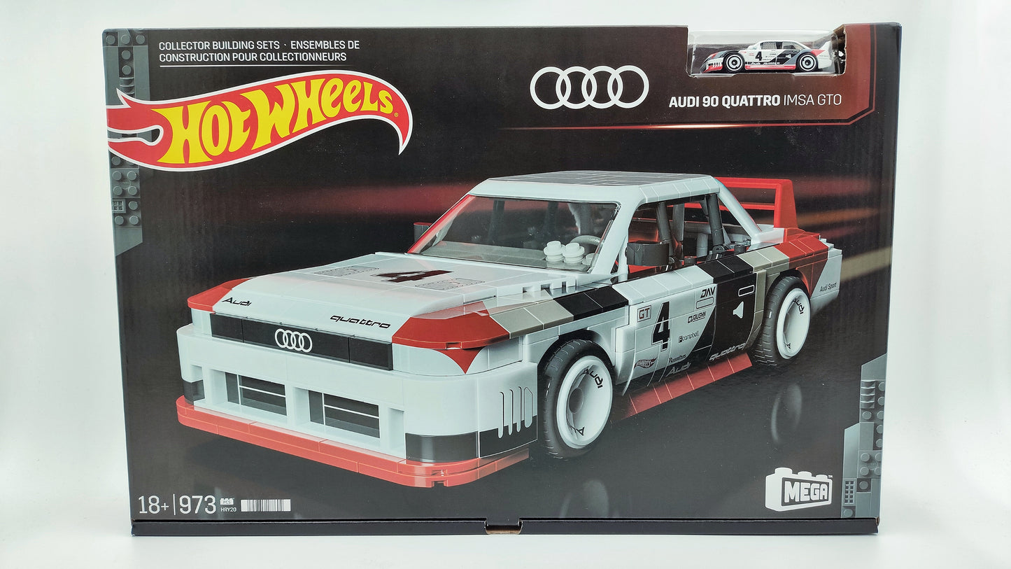 Hot Wheels MEGA Construction Audi Quattro IMSA GTO 1989 set HRY20