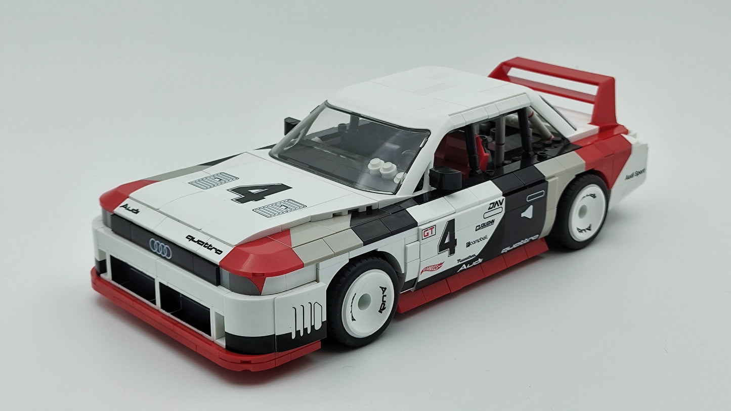 Hot Wheels MEGA Construction Audi Quattro IMSA GTO 1989 set HRY20