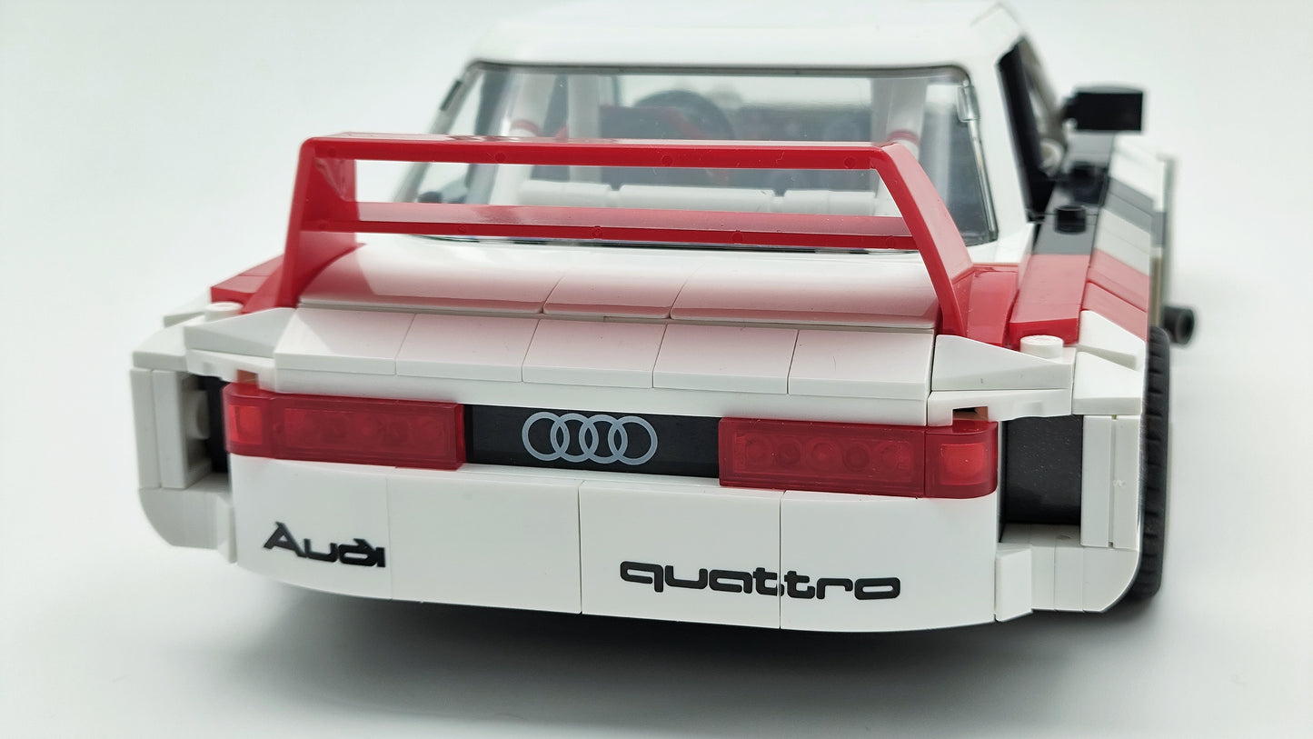 Hot Wheels MEGA Construction Audi Quattro IMSA GTO 1989 set HRY20