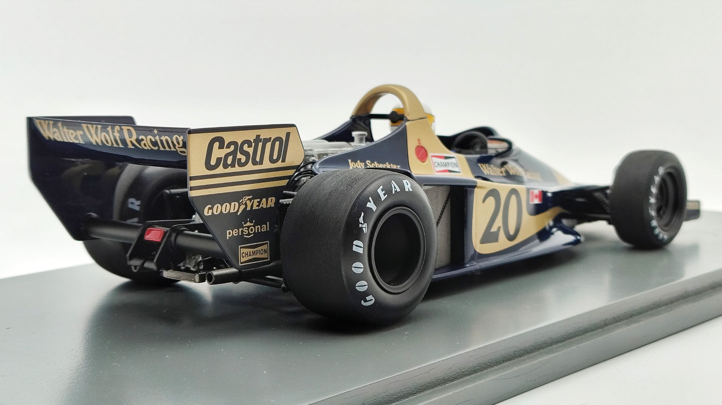 Spark Wolf Ford WR1 Jody Scheckter Monaco GP 1977 Winner 1/18 18S372