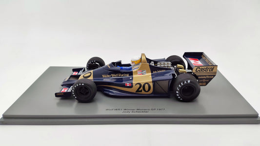 Spark Wolf Ford WR1 Jody Scheckter Monaco GP 1977 Winner 1/18 18S372