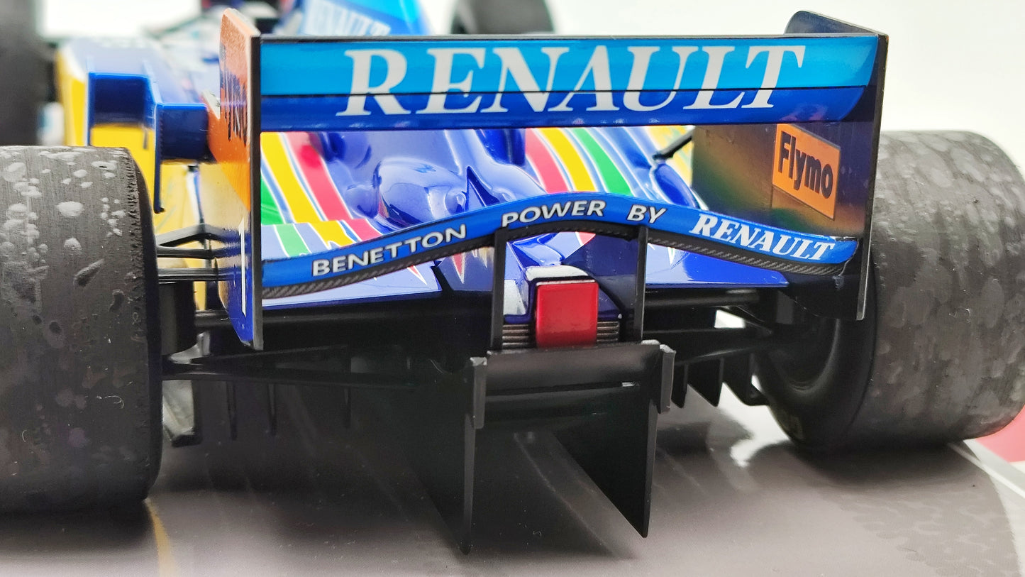 Minichamps Benetton Renault B195 Canadian GP Schumacher Alesi taxi 1995 F1 First Win 1/18 513950601