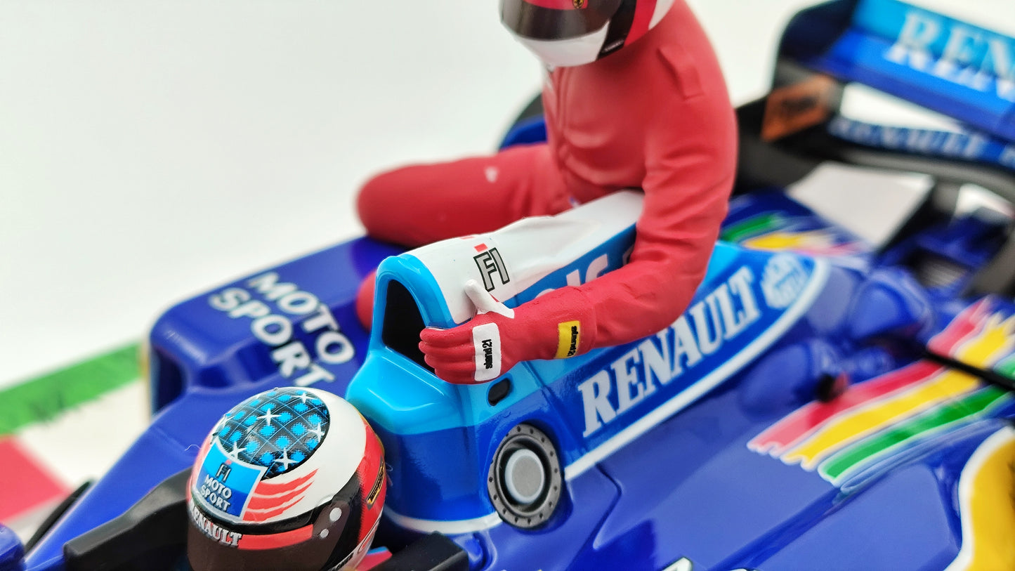 Minichamps Benetton Renault B195 Canadian GP Schumacher Alesi taxi 1995 F1 First Win 1/18 513950601