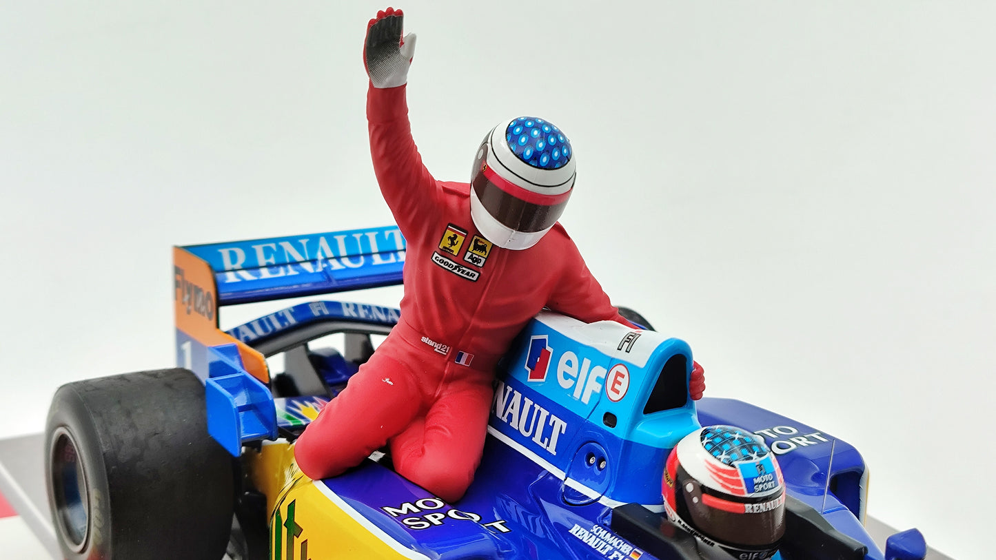 Minichamps Benetton Renault B195 Canadian GP Schumacher Alesi taxi 1995 F1 First Win 1/18 513950601