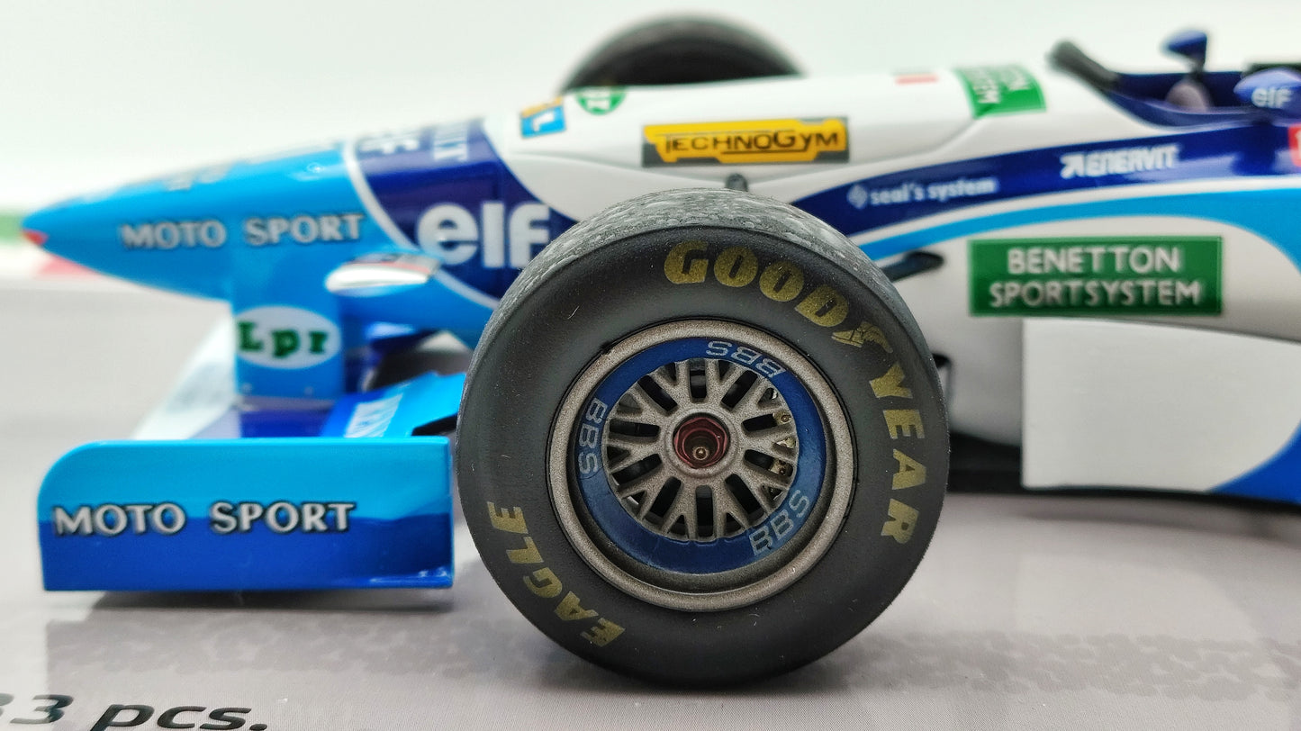 Minichamps Benetton Renault B195 Canadian GP Schumacher Alesi taxi 1995 F1 First Win 1/18 513950601