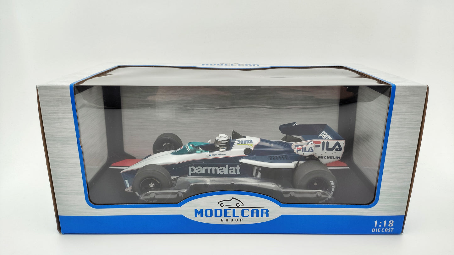 Model Car Group Brabham BMW BT52B Riccardo Patrese winner South African GP 1983 F1 1/18 MCG18619F