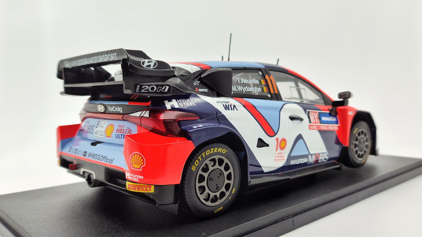 Ixo Hyundai i20 Rally1 2024 Rally Sweden T.Neuville/M.Wydaeghe 1/18 18RMC201.22