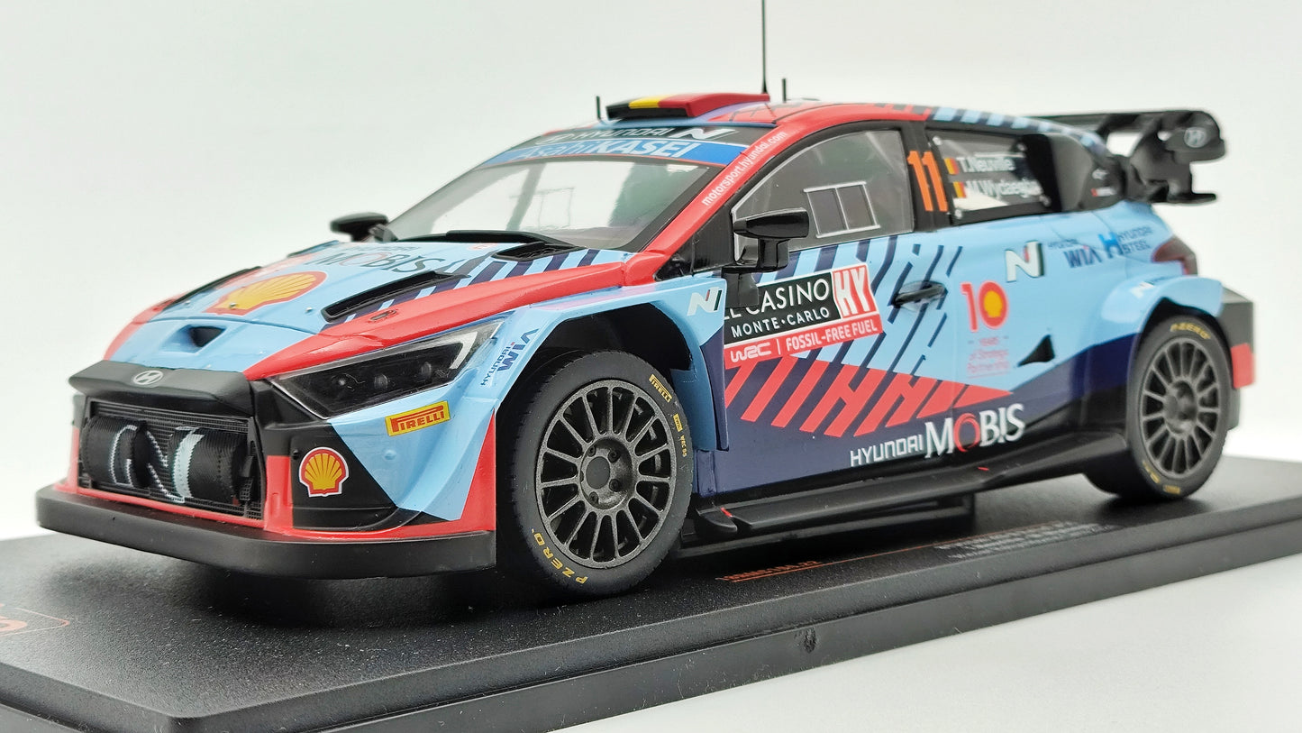 Ixo Hyundai i20 Rally1 2024 Rally Monte Carlo winner T.Neuville/M.Wydaeghe 1/18 18RMC194.22