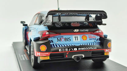 Ixo Hyundai i20 Rally1 2024 Rally Monte Carlo winner T.Neuville/M.Wydaeghe 1/18 18RMC194.22