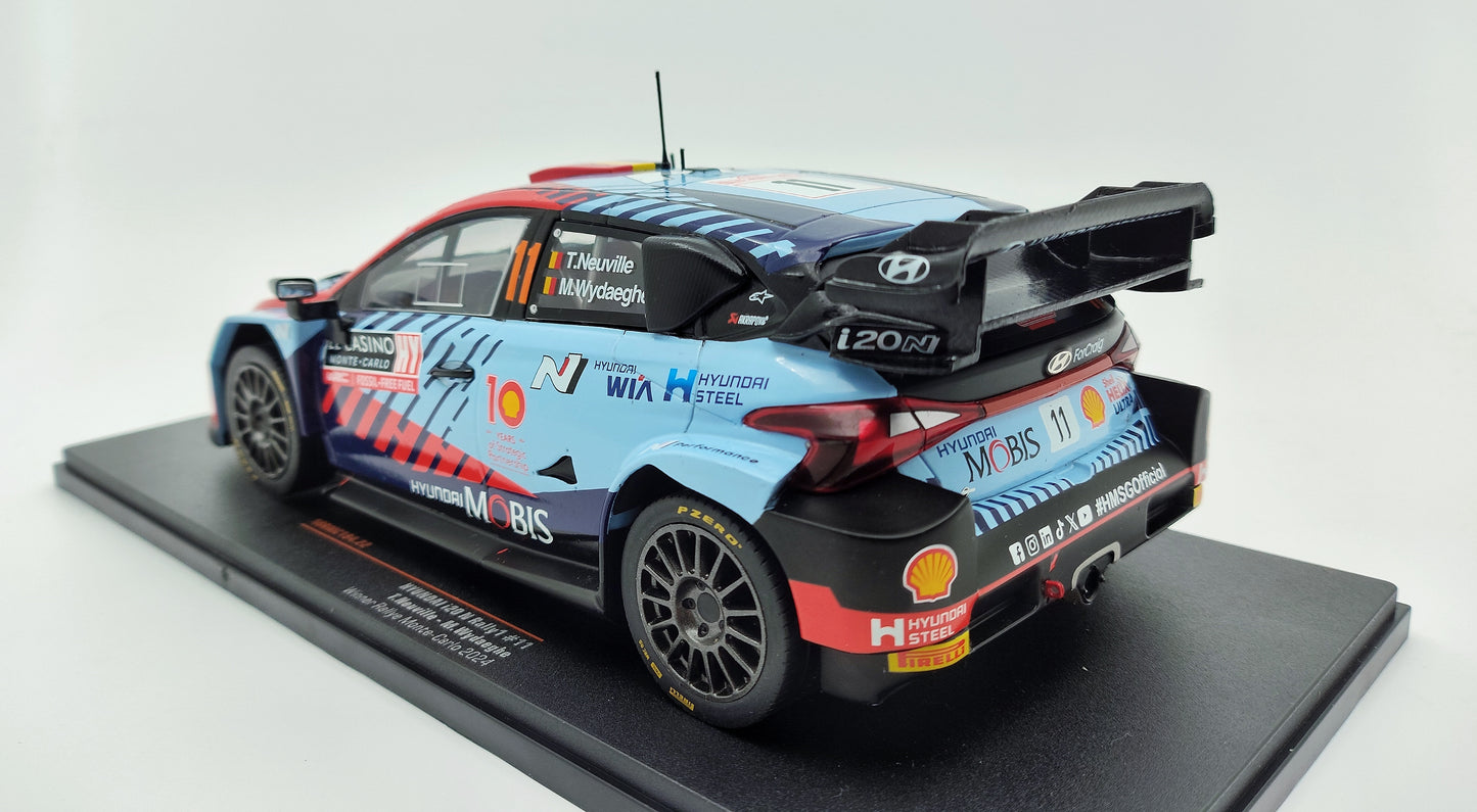 Ixo Hyundai i20 Rally1 2024 Rally Monte Carlo winner T.Neuville/M.Wydaeghe 1/18 18RMC194.22