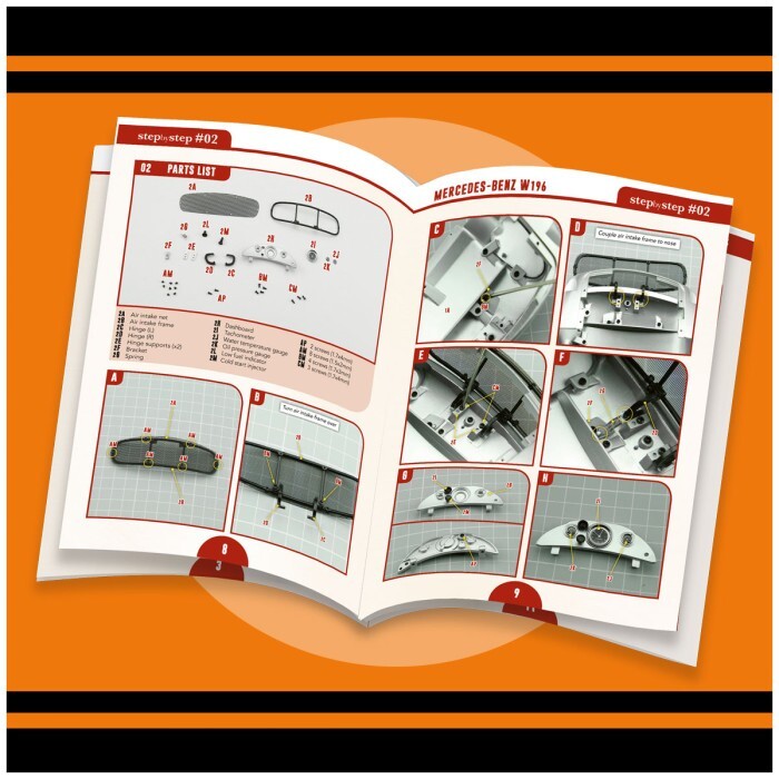 IXO Diamond 8 Mercedes W196 R n°8 Juan Manuel Fangio 1954-55 F1 World Champion 1/8 IXO-003