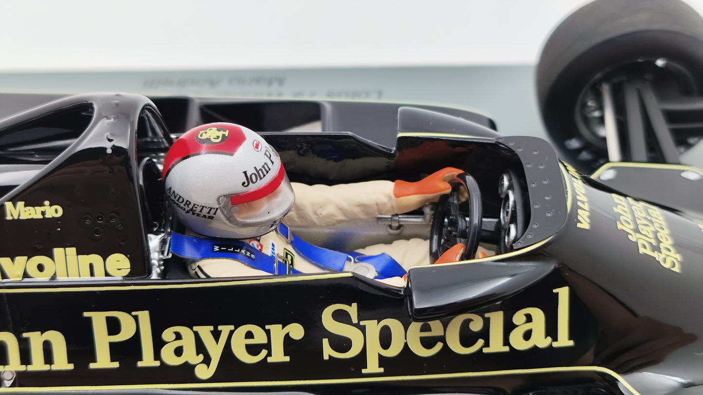 Spark Lotus 79 Mario Andretti Dutch GP Winner 1978 F1 World Champion 1/18 18S444