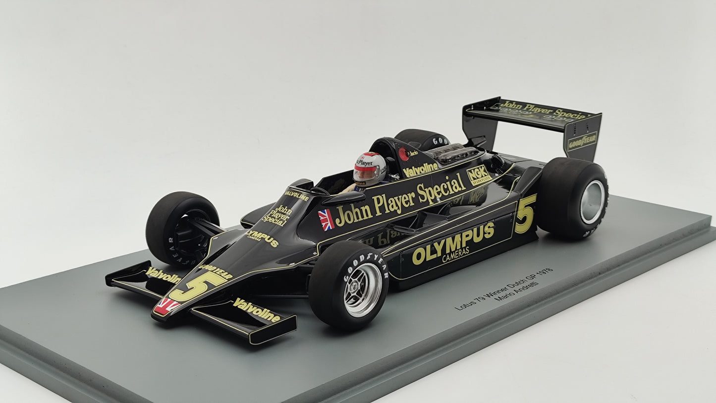 Spark Lotus 79 Mario Andretti Dutch GP Winner 1978 F1 World Champion 1/18 18S444