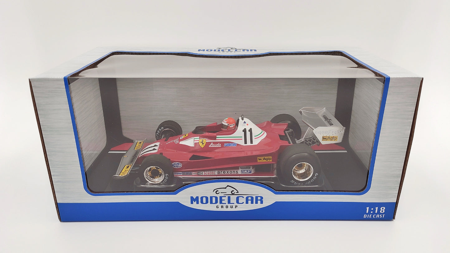 Model Car Group Ferrari 312 T2B Niki Lauda winner German GP 1977 F1 World Champion 1/18 MCG18622F