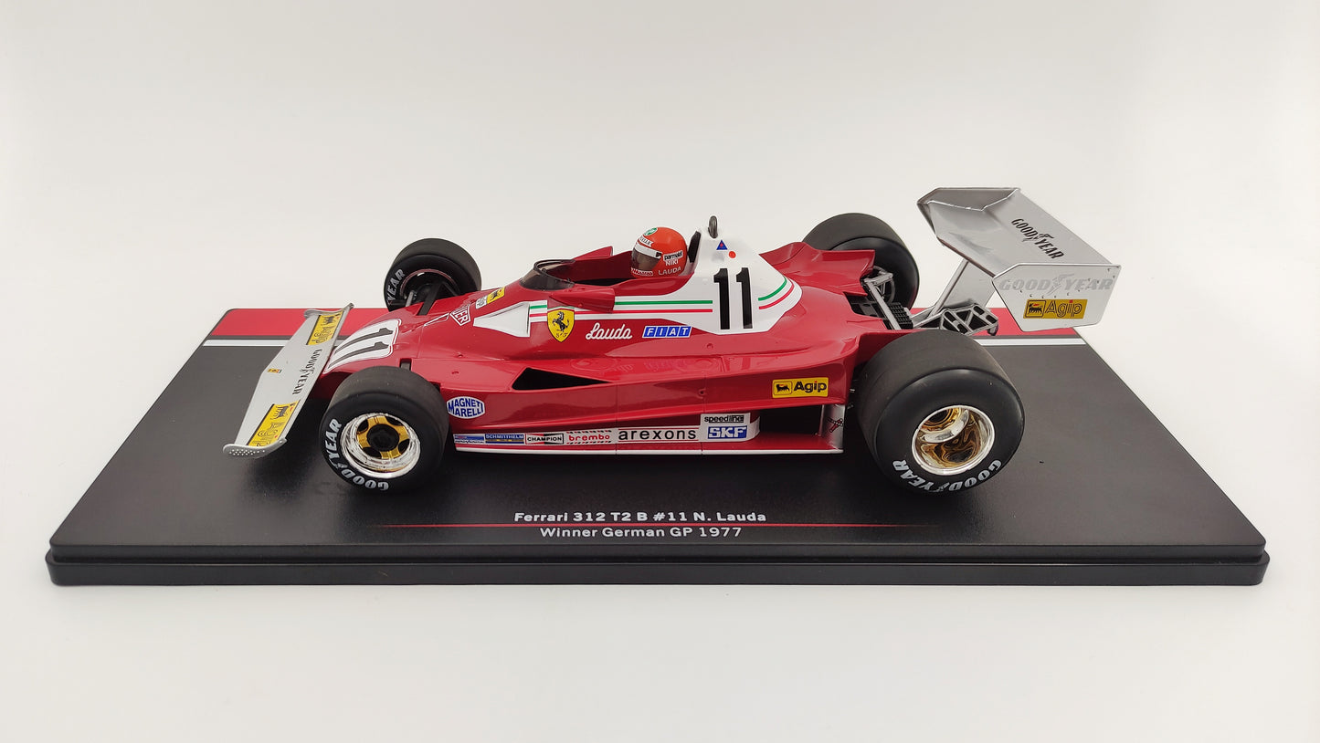 Model Car Group Ferrari 312 T2B Niki Lauda winner German GP 1977 F1 World Champion 1/18 MCG18622F