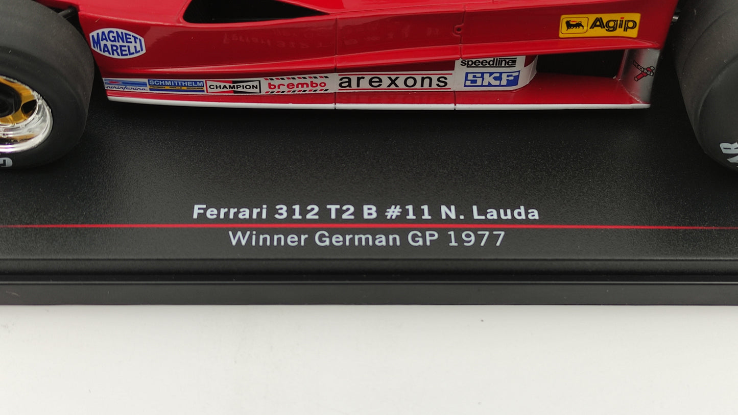 Model Car Group Ferrari 312 T2B Niki Lauda winner German GP 1977 F1 World Champion 1/18 MCG18622F