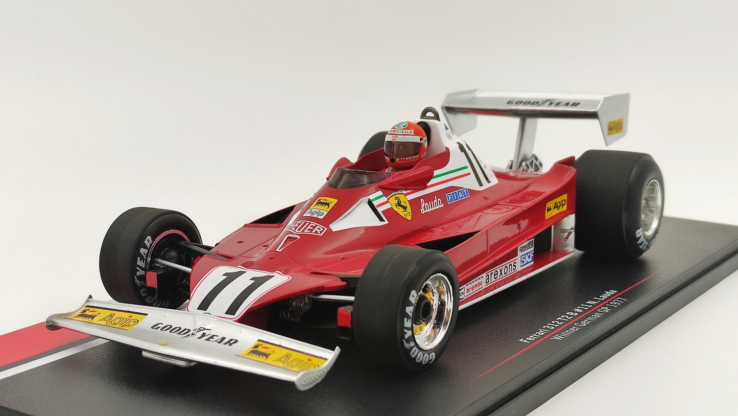 Model Car Group Ferrari 312 T2B Niki Lauda winner German GP 1977 F1 World Champion 1/18 MCG18622F