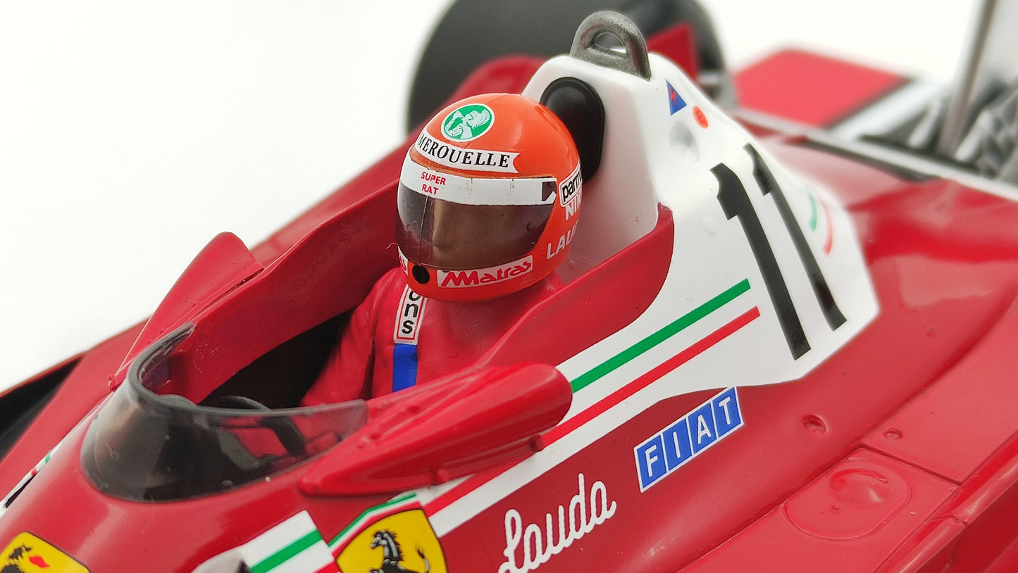 Model Car Group Ferrari 312 T2B Niki Lauda winner German GP 1977 F1 World Champion 1/18 MCG18622F