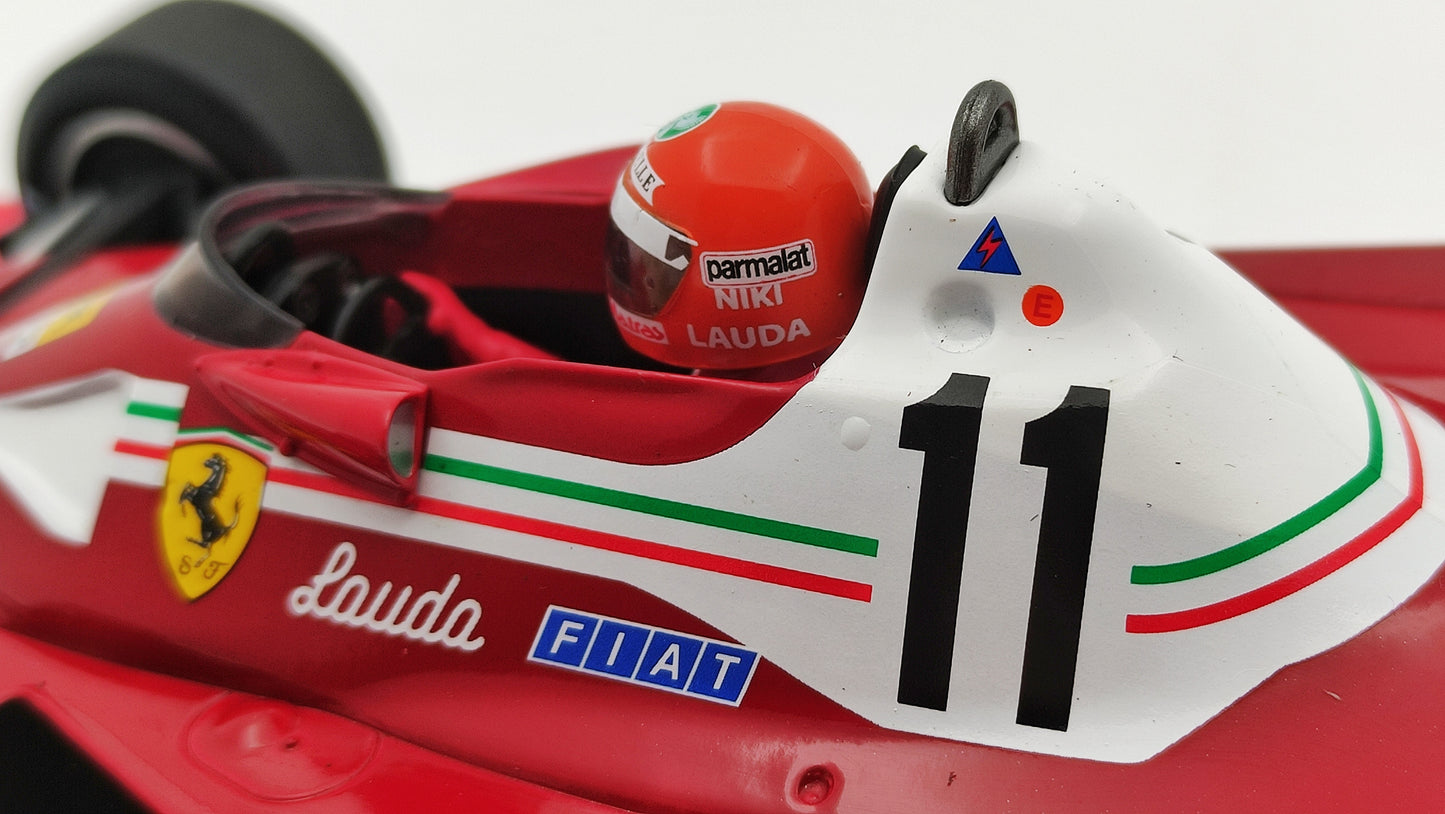 Model Car Group Ferrari 312 T2B Niki Lauda winner German GP 1977 F1 World Champion 1/18 MCG18622F