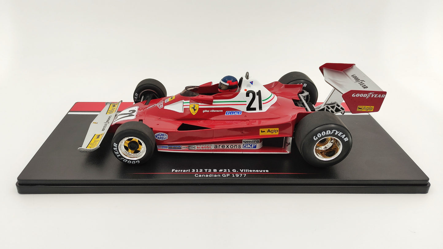 Model Car Group Ferrari 312 T3 Gilles Villeneuve Canadian GP 1977 F1 1/18 MCG18623F